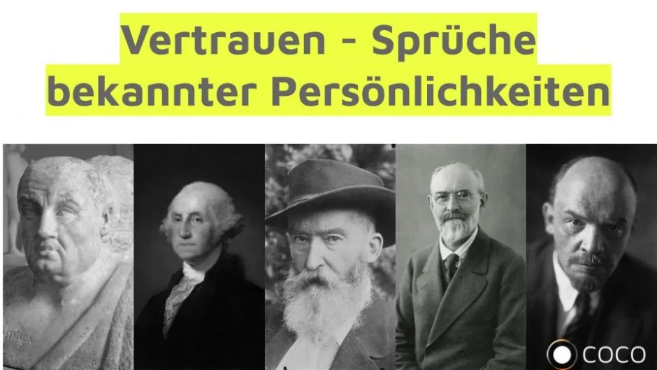 Vertrauen - Sprüche zum Nachdenken
