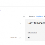 Bsp. Übersetzungsfail